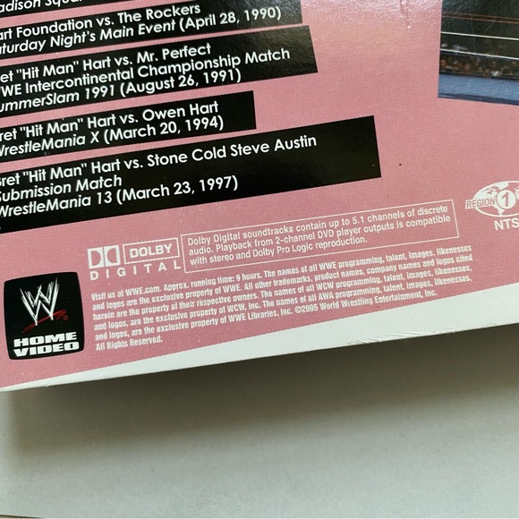 The Bret Hart Story Hit Man WWE Wrestling Biography Documentary DVD Collectors - Picture 4 of 5